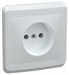 Розетка IEK РС10-2-ВБ 1-местная,10А, белый