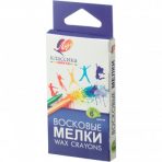 Мелки восковые Луч Классика 6цв круглые