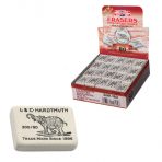 Ластик KOH-I-NOOR «Слон» 26×18.5×8 мм белый прямоугольный натуральный каучук