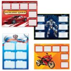 Расписание уроков А4 ПИФАГОР для мальчиков ассорти (4 вида)