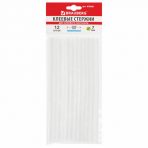 Клеевые стержни, диаметр 7 мм, длина 200 мм, комплект 12 шт., BRAUBERG, европодвес