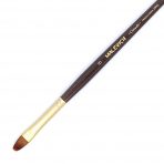 Кисть из синтетики Claude, плоскоовальная